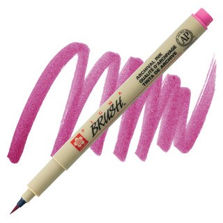 Pigma Brush Pen - Pink